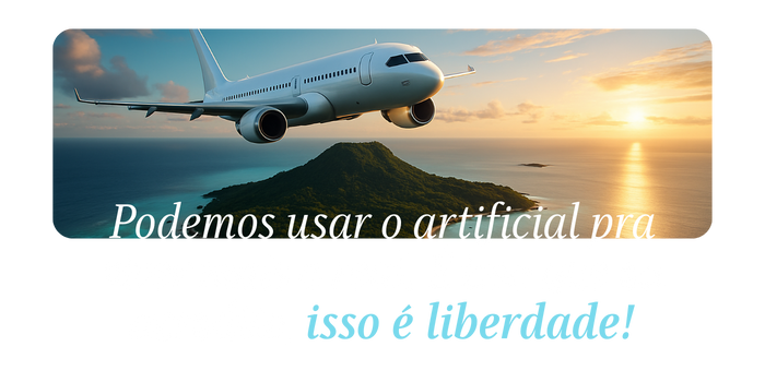 Imagem com frase de liberdade